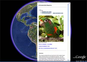 Conservationbirding.org screen shot