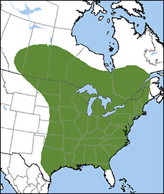 Passenger Pigeon map, NatureServe