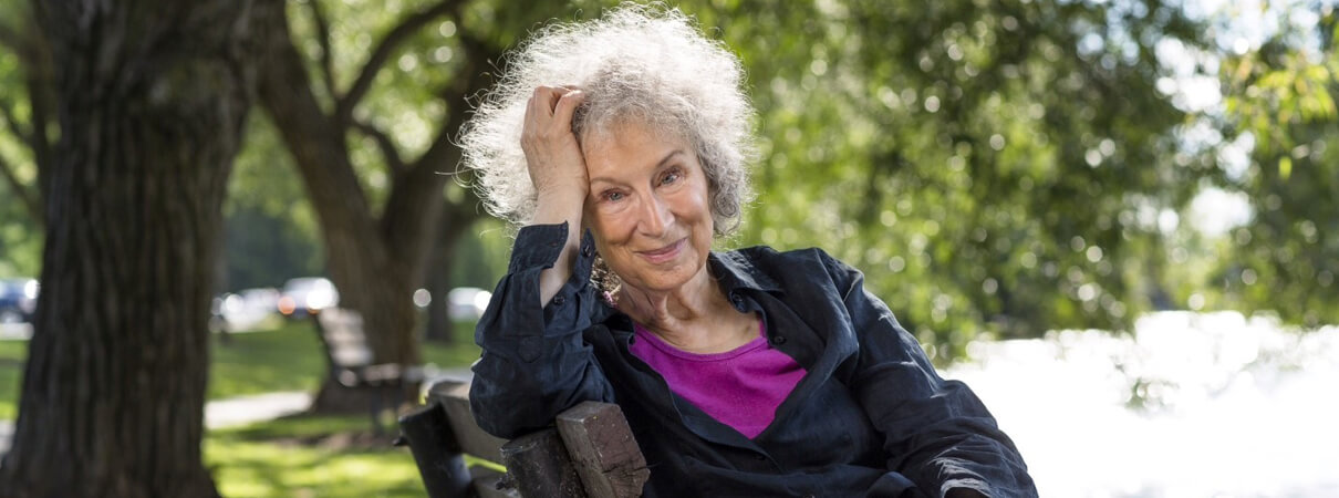 Author and conservationist Margaret Atwood has created a new graphic novel about a character who is part owl, cat, and human. Photo by Liam Sharpe