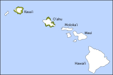 Hawaiian Common Gullinule map, ABC