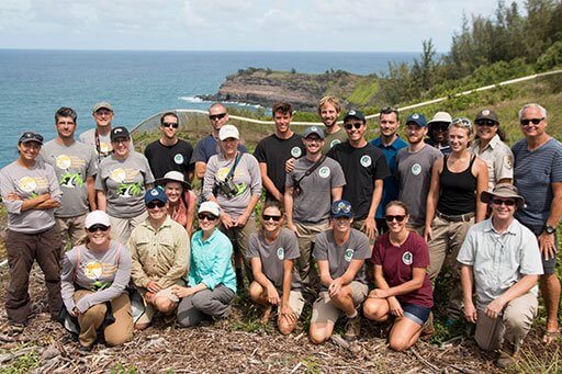 Conservationists work to protect rare Hawaiian birds.
