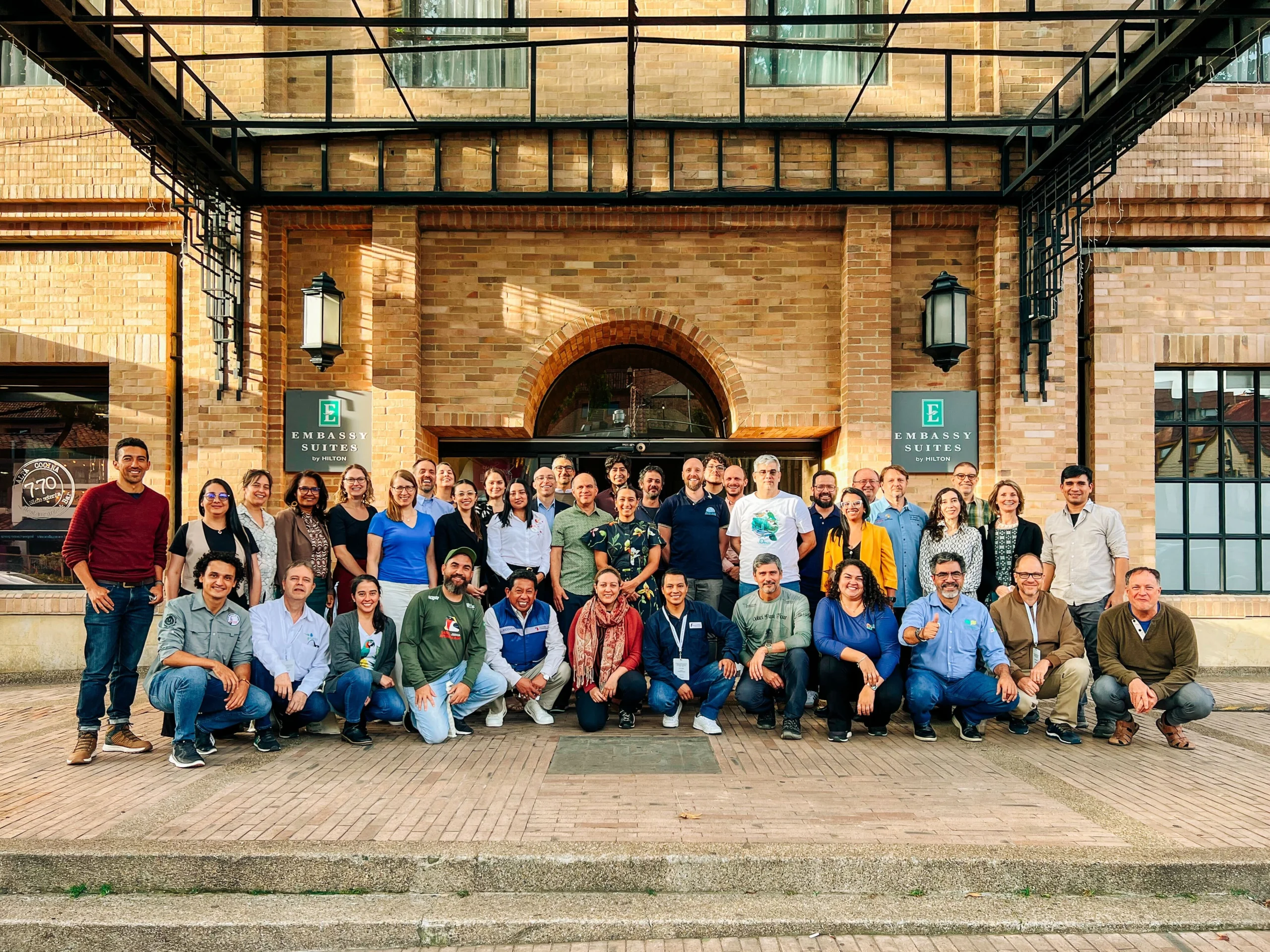 ABC staff and partners from our Latin American bird reserve network, August 2025. Photo by Emily Williams.