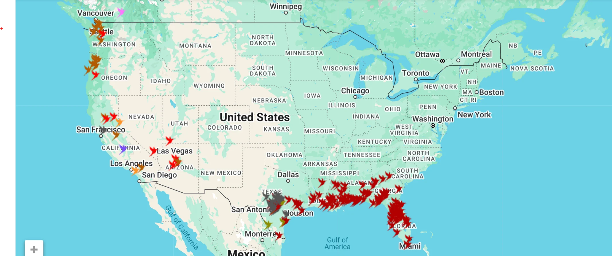 Hummingbird Central tracks first observations for 12 hummingbird species. Image from hummingbirdcentral.com.