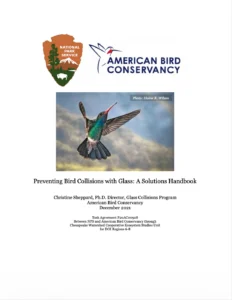 Preventing Bird Collisions with Glass A Retrofit Solutions Handbook