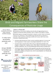 Fact Sheet Pesticides and Farmworkers Fact Sheet